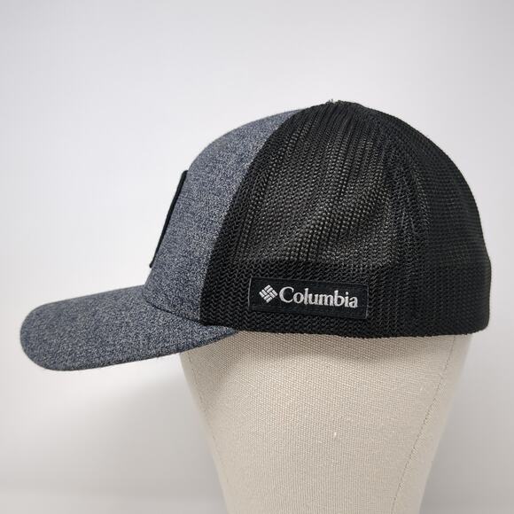 Columbia Fitted Mesh Back Trucker Hat Gray One Size Colorblock Outdoor - Picture 3 of 8